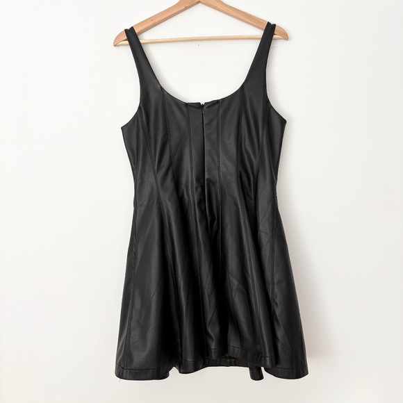 7 for all mankind vegan leather dress - Picture 6 of 6